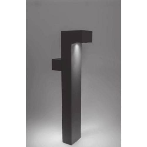 Poste Arbol De LED Tipo Bolardo Rectangular Doble Disparo 60 cm De Alto, 10W - Wattko